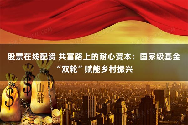 股票在线配资 共富路上的耐心资本：国家级基金“双轮”赋能乡村振兴